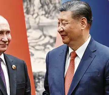 Wie eng ist das Freundschaftsband zwischen Russland und China? Der russische Präsident Wladimir Putin (links) auf Staatsbesuch bei Chinas Präsident Xi Jinping