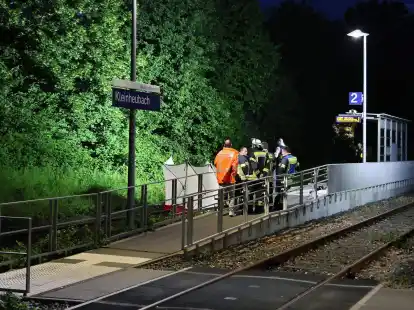 Am Bahnsteig im bayerischen Kleinheubach sind zwei Männer ums Leben gekommen.