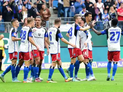 Vers&ouml;hnlicher Abschluss: Der Hamburger SV gewinnt im letzten Saisonspiel.