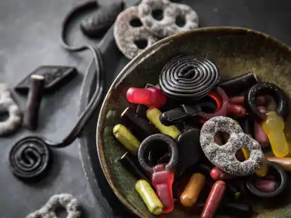 Die klassische Lakritzschnecke z&auml;hlt zum Kinderlakritz und ist damit weniger bedenklich.