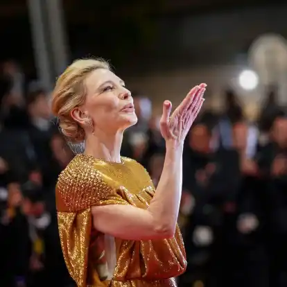 Cate Blanchett bei der Premiere ihres Films «Rumours» in Cannes.