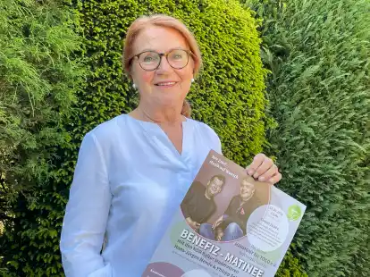 Christa Czelinski, Vorsitzende des Vereins Harmony f&uuml;r Togo, freut sich auf prominente Unterst&uuml;tzung f&uuml;r die Hilfe in Togo. Sie l&auml;dt ein zur Benefiz-Matinee.