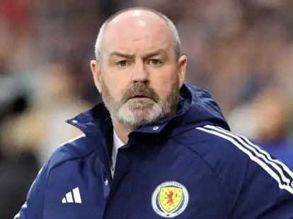 Steve Clarke ist der Trainer von Schottland.