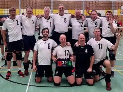 Wollen sich bei der DM gut verkaufen: die Senioren-Volleyballer des VfL Wildeshausen