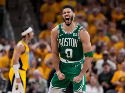 Kam gegen die Indiana Pacers auf 26 Punkte, 13 Rebounds und acht Assists:&nbsp;Bostons Jayson Tatum.