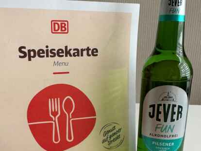 „Jever Fun“ gibt’s bald im Bord-Bistro der Deutschen Bahn.