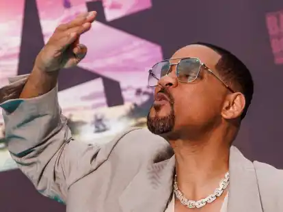 In Berlin gab sich Will Smith betont locker.