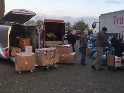 Viele Kartons: Die Rum&auml;nienhilfe organisiert wieder einen Hilfstransport.