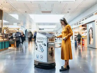 Revolution am Gate: Der autonome Snackbot &laquo;Jeeves&raquo; erobert den Flughafen M&uuml;nchen