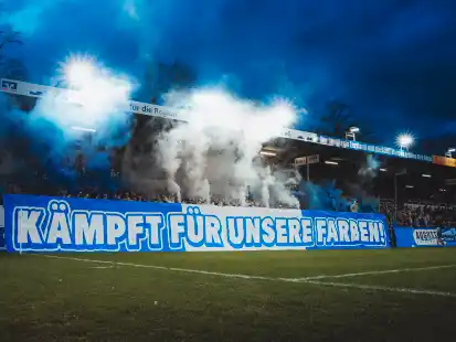 Die Fans vom SV Meppen sorgen im eigenen Stadion immer f&uuml;r Stimmung.