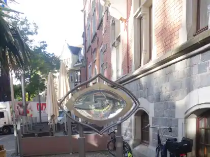 Das Kunstwerk von Wolfgang Hinrichs wird am Montag abgebaut.