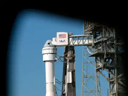 Die Nasa-Astronauten Wilmore und Williams werden an Bord der Rakete zur Internationalen Raumstation (ISS) starten.