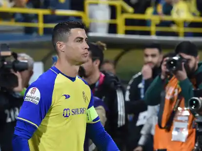 Wieder keinen Titel in der Saison: Ronaldo verlor mit Al-Nassr auch das Pokalfinale in Saudi-Arabien.