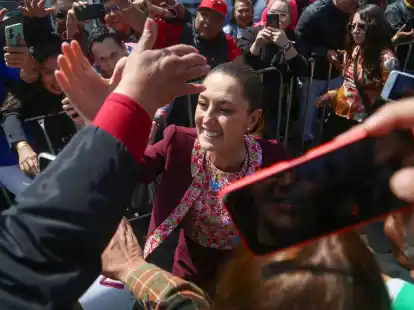 Sheinbaum gilt als Favoritin f&uuml;r die Pr&auml;sidentenwahl.