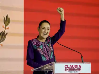 Die linke Regierungskandidatin Claudia Sheinbaum galt als Favoritin bei der Präsidentenwahl in Mexiko. Laut offizieller Hochrechnung erhielt sie die meisten Stimmen.