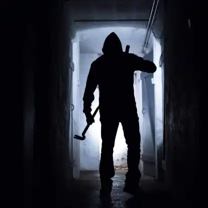 Liegt oft etwas versteckt und kann ein guter Einstiegsort für Einbrecher sein: der Kellereingang.