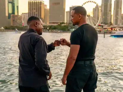 Will Smith und Martin Lawrence in einer Szene des Films &laquo;Bad Boys: Ride or Die&raquo;. .