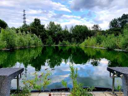 Hier soll ein Naturbad entstehen, dass auch die Folgen von Starkregen abmildern kann: Das Braker Freibad, das seit vielen Jahren brach liegt.