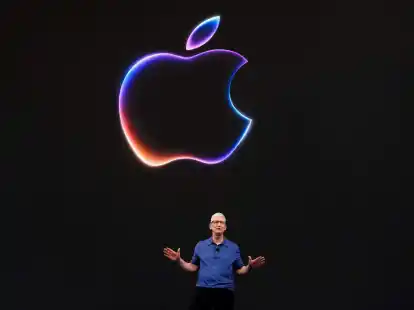 Apple-CEO Tim Cook auf der Apple-Entwicklerkonferenz WWDC in Cupertino.