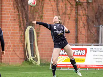 Sehr zufrieden mit dem Spieltag: Katharina Janssen und der TV Brettorf II holten in der 2. Bundesliga Nord zwei Siege.