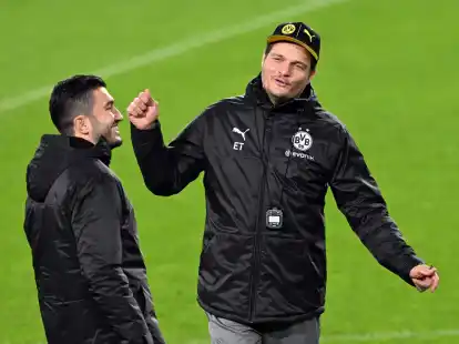 Nuri Sahin (l) folgt Edin Terzic und wird neuer BVB-Trainer.
