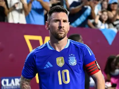 Traf gegen Guatemala doppelt: Argentiniens Superstar Lionel Messi.