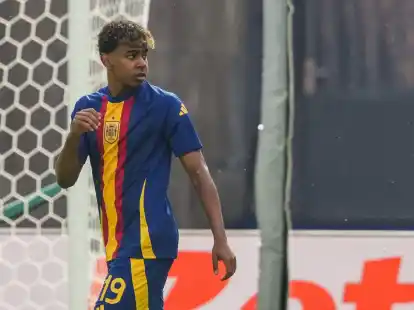 Ein weiterer Altersrekord f&uuml;r Spaniens Lamine Yamal.