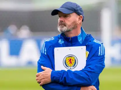 Muss f&uuml;r den Rest der EM auf Starspieler Kieran Tierney verzichten:&nbsp;Schottland-Coach Steve Clarke.