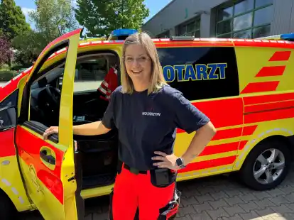 Die Auricher Not&auml;rztin Wiebke Kempen begeistert bei instagram als &bdquo;wiebodoc&ldquo; Tausende und gibt Einblicke in ihren Berufsalltag.