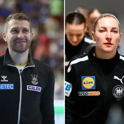Fahren zu den Olympischen Spielen: Lukas Mertens (links) und Jenny Behrend