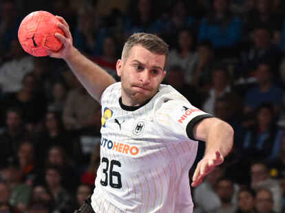 Erf&uuml;llt sich einen Kindheitstraum: Lukas Mertens aus Wilhelmshaven spielt mit den deutschen Handballern bei den Olympischen Spielen in Paris.
