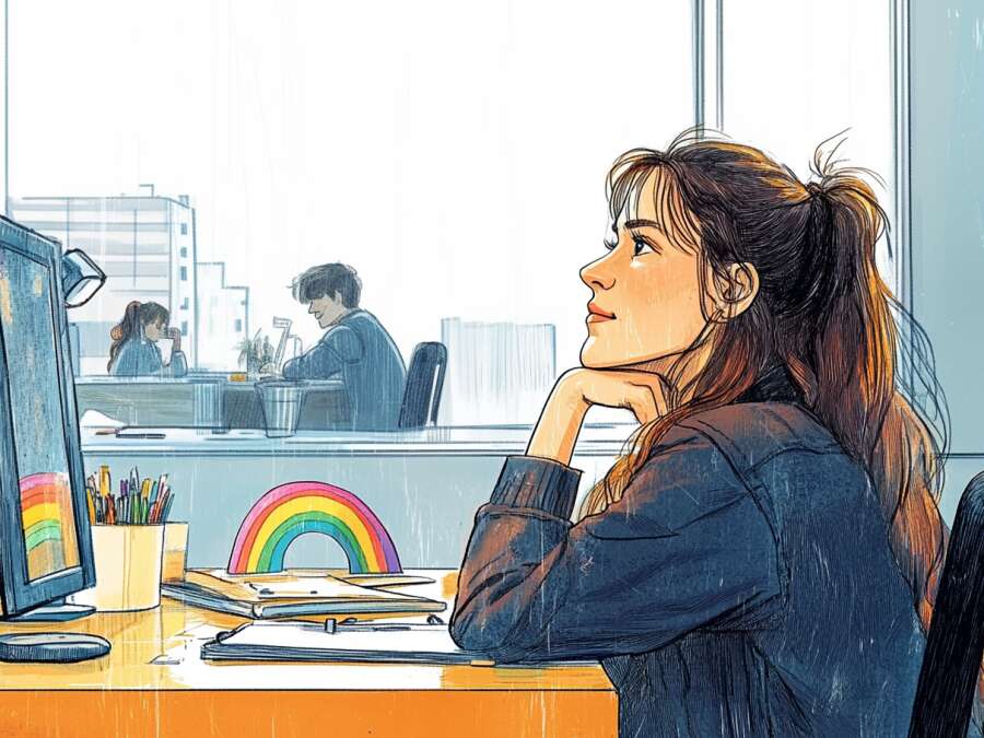 Splat Job Coming-out am Arbeitsplatz: Maike Schwinum in „Queer-Format“ über ...