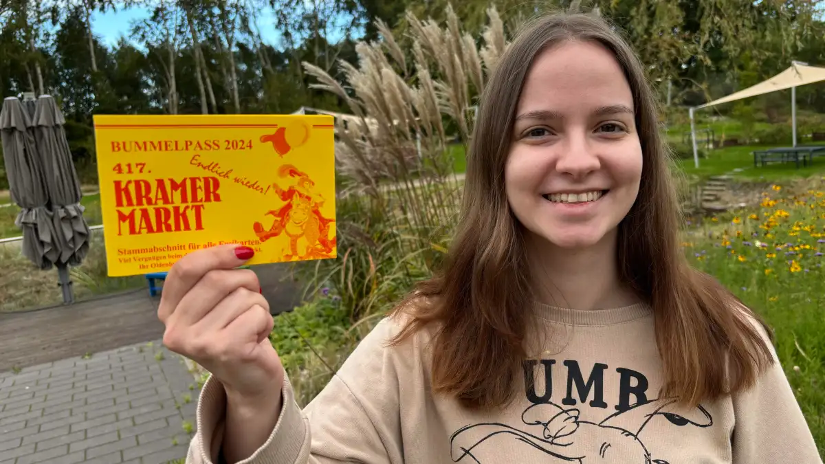 NWZGewinnspiel zum Oldenburger Kramermarkt Gewinnerin erhält