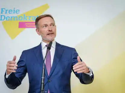 FDP-Chef und Bundesfinanzminister Christian Lindner will eine &laquo;Wirtschaftswende&raquo; (Archivfoto). (Kay Nietfeld/dpa)