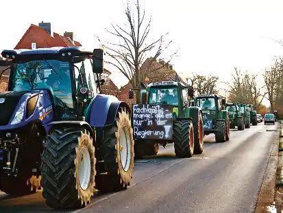 Rückblick: Im Januar dieses Jahres hatte es unter anderem auch in Emden große Bauernproteste gegen die Agrarpolitik des Bundes gegeben. Für dieses Jahr wollen Bauernverbände nicht ausschließen, dass wieder Treckerkolonnen rollen – allerdings warten viele Landwirte auch ab, wie sich die Lage in Berlin nach dem Aus der Ampelkoalition entwickelt.
