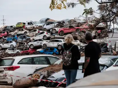 Das gewaltige Unwetter in Spanien richtete riesige Sch&auml;den an. (Archivbild) (Carlos Luj&aacute;n/EUROPA PRESS/dpa)