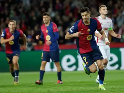 Lewandowski blieb vom Punkt gewohnt eiskalt.