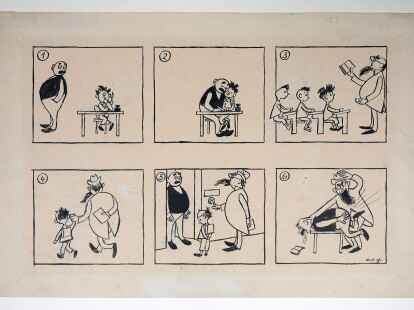 Der erste &laquo;Vater und Sohn&raquo;-Comic.