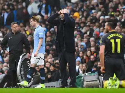 Pep Guardiola und Manchester City stecken in einer massiven Krise. In 13 Spielen gelang nur ein Sieg.