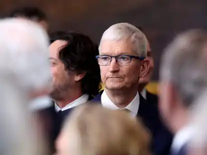 K&uuml;ndigt nach seinem Treffen mit Trump ein 500 Milliarden Dollar schweres Investitionsprogramm an: Apple-Chef Tim Cook. (Archivbild)