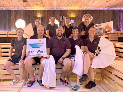 VERANSTALTUNG AN DER NORDSEE: Wie in Neuharlingersiel ein Sauna-Weltrekord aufgestellt werden soll