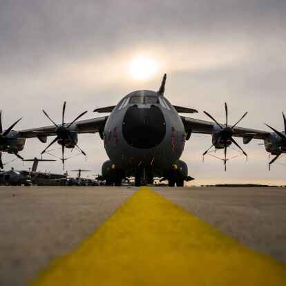 Werden den Fliegerhorst Upjever für eine Übung vermehrt ansteuern: Transportflugzeuge der Luftwaffe.