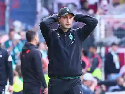 Kann es nicht fassen: Trainer Ole Werner