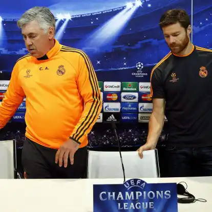 Folgt Xabi Alonso (r) auf Carlo Ancelotti bei Real Madrid?