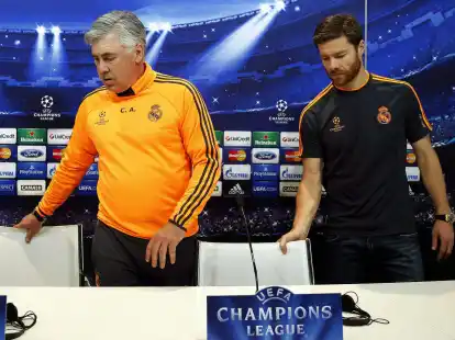 Folgt Xabi Alonso (r) auf Carlo Ancelotti bei Real Madrid?