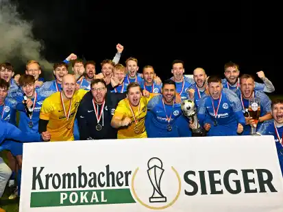 Fußball Harpstedter TB gewinnt Kreispokal gegen Jahn Delmenhorst nach