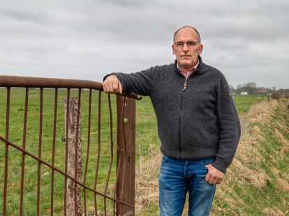 Will auch die neuen Schäden einklagen: der Landwirt Hero Schulte aus Weener.
