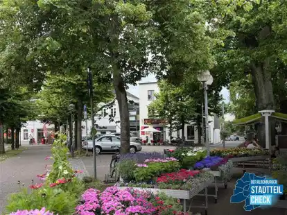 Ein beliebter Treffpunkt in Osternburg ist der Markt mit Blumen Schenk und der Eismanufaktur. In unmittelbarer Nähe befindet sich ein Aldi und ein Aktiv-Markt. Kein Wunder, dass Osternburg in puncto Nahversorgung beim diesjährigen Stadtteil-Check wieder gut abgeschnitten hat.