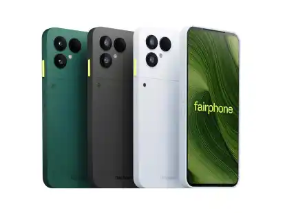 Eine Neuerung beim neuen Fairphone ist der zitronengelbe Schalter «Moments», der den Digital-Detox-Modus aktiviert.