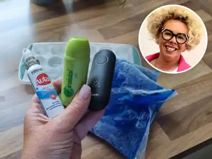 Redakteurin Inga Mennen hat verschiedene Mittel getestet, die den Juckreiz nach Mückenstichen lindern sollen.